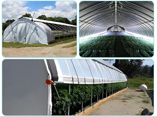 Medical plant cultivation fully automatic shade greenhouse plastic greenhouse